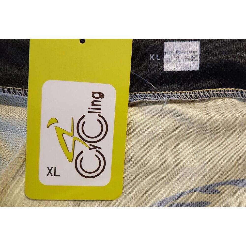 Moxilyn Cycling Long Sleeved Jersey and Bib pants XLarge Yellow Black NWT - Picture 11 of 12
